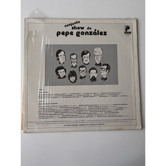 Conjunto Show De Pepe Gonzalez Disco Ronda LP 1980 Profono PI-3017 EX SHRINK - Picture 2 of 7